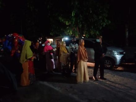 Pantauan Prokes Hajatan Acara Boyongan di Wilayah Dukuh RT 15