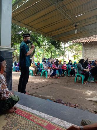 Tugas Perdana Dukuh Monggang dalam Kegiatan Takziah 