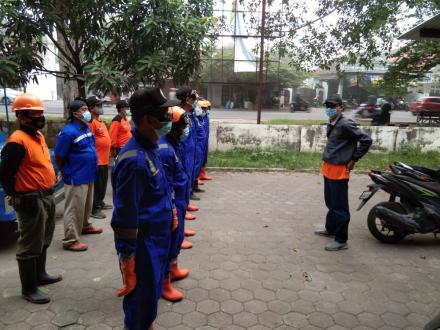 Giat Penyemprotan Disinfektan dan Ozonisasi Di Tiga Padukuhan