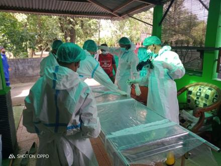 Pemulasaran Prokes Di Pendowoharjo Megingatkan Covid Masih Ada