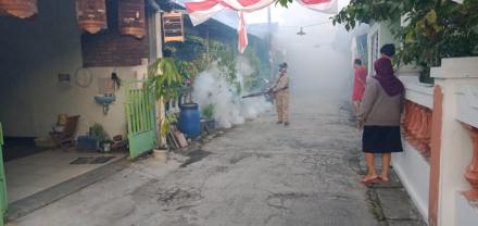 Fogging di Padukuhan Kasper Pagi Ini