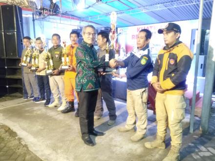 Penerimaan Trophy Jambore Relawan