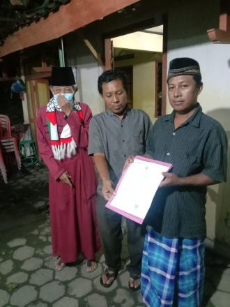 Aksi Simpatik Akta Kematian Alm Mugiyono