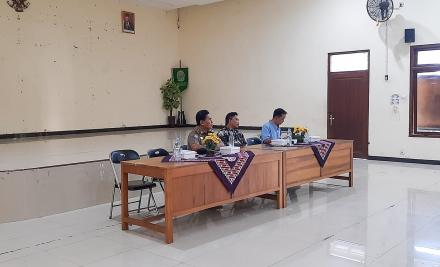 Rakor Sosialisasi dan Pembentukan Jaga Warga Tingkat Kalurahan Pendowoharjo