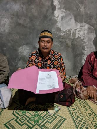 Aksi Simpatik Akta Kematian Alm Sudarminto, Ngaglik