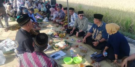Wabup Bantul Hadiri Tradisi Wiwitan di Mbulak Tegal Sawahan