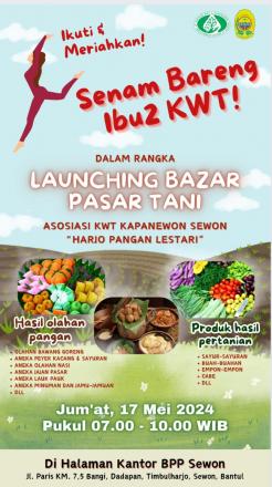 Launching Bazar Pasar Tani