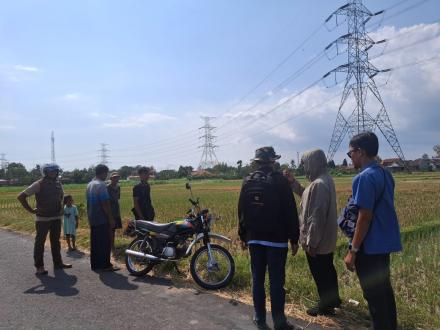 Ukur Talud Jalan Sebelah Barat TK PKK 21