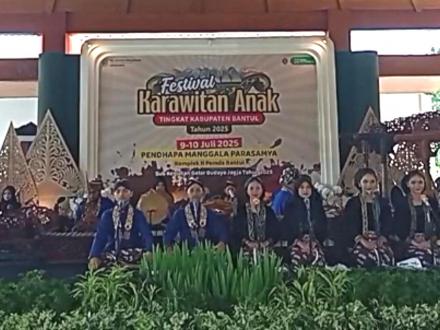Lurah Pendowoharjo Dukung Karawitan Kapanewon Sewon Tampil di Paseban