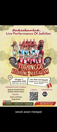 Warga Ngaglik Gelar Pentas Budaya Jatilan